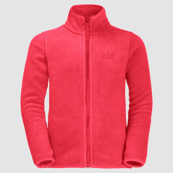 Chamarra Polar Jack Wolfskin Baksmalla Niños Rojos Mexico-1397514